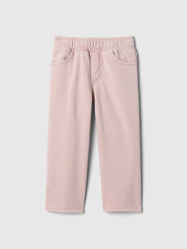 CALÇA MOLETOM FLANELADO GAP - ROSE - MENINA