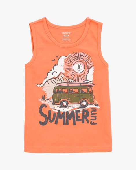 CAMISETA REGATA CARTER'S - SUMMER FUN - MENINO