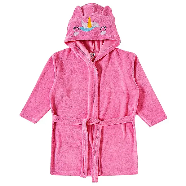 ROUPÃO DE BANHO TIP TOP KIDS - UNICÓRNIO - MENINA