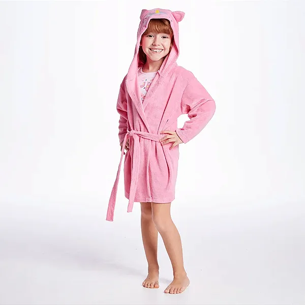 ROUPÃO DE BANHO TIP TOP - UNICÓRNIO - MENINA