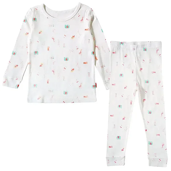 PIJAMA 2 PEÇAS TIP TOP KIDS - ZOO - MENINA