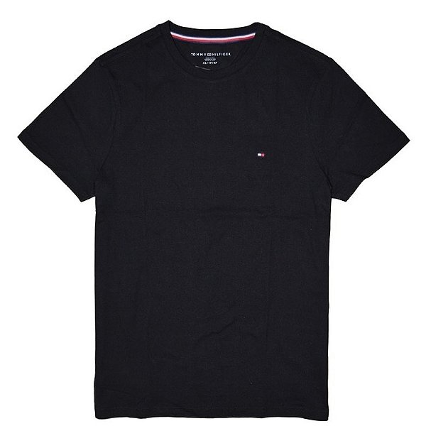 CAMISETA MANGA CURTA TOMMY HILFINGER - MARINHO BÁSICA - MASCULINA