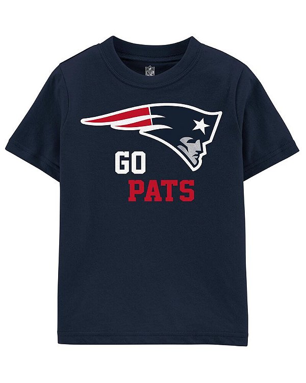 CAMISETA MANGA CURTA CARTER'S - GO PATS - MENINA