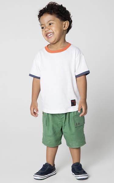 CAMISETA MANGA CURTA GREEN KIDS - BASIC - MENINO