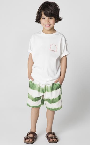 CAMISETA MANGA CURTA GREEN KIDS - BRANCA - MENINO