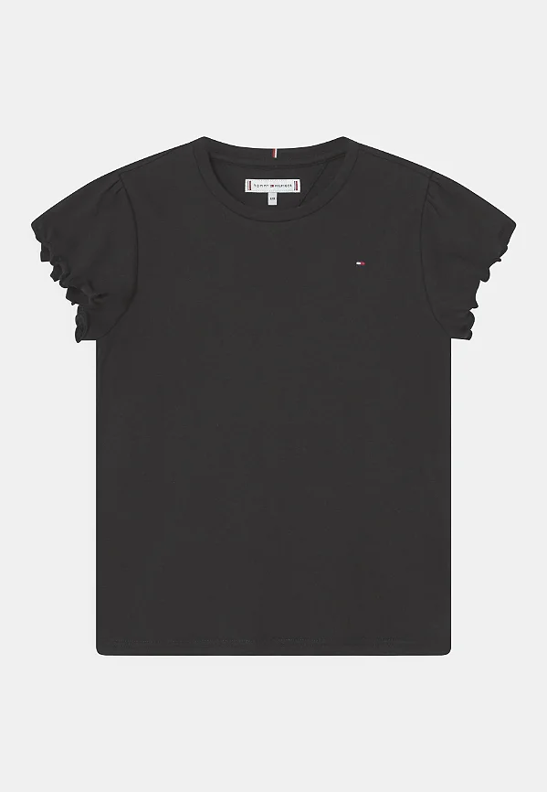 CAMISETA MANGA CURTA TOMMY HILFIGER - PRETA - MENINA