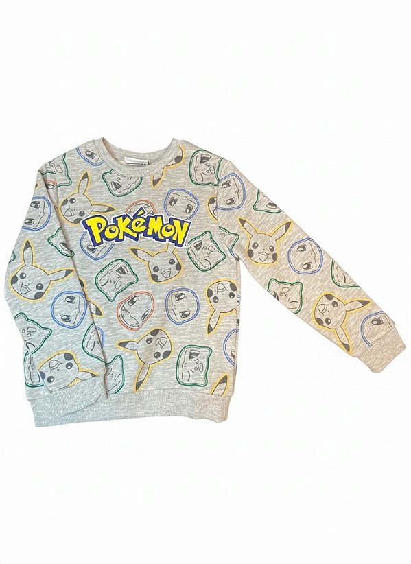 MOLETOM FLANELADO PRIMARK KIDS - PIKACHU - MENINO