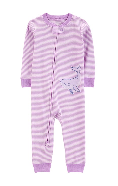 MACACÃO CARTER'S - BALEIA LILÁS - MENINA