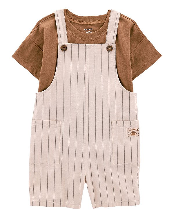 JARDINEIRA CARTER'S - RUN WILD - MENINO