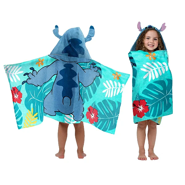 TOALHA DE BANHO DISNEY - STITCH - MENINA