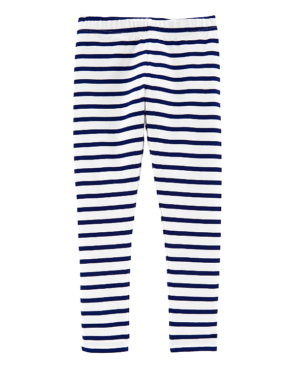 CALÇA LEGGING CARTER'S - LISTRADINHO AZUL - MENINA