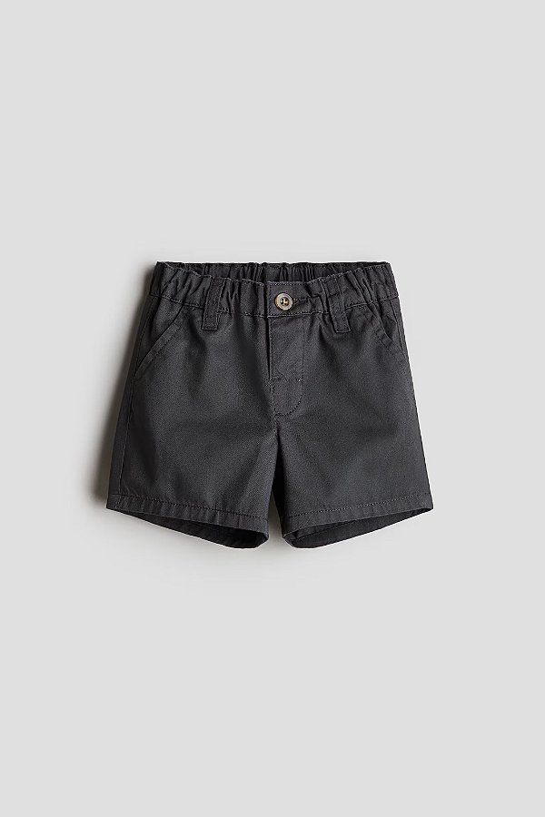 BERMUDA H&M - GRAFITE - MENINO