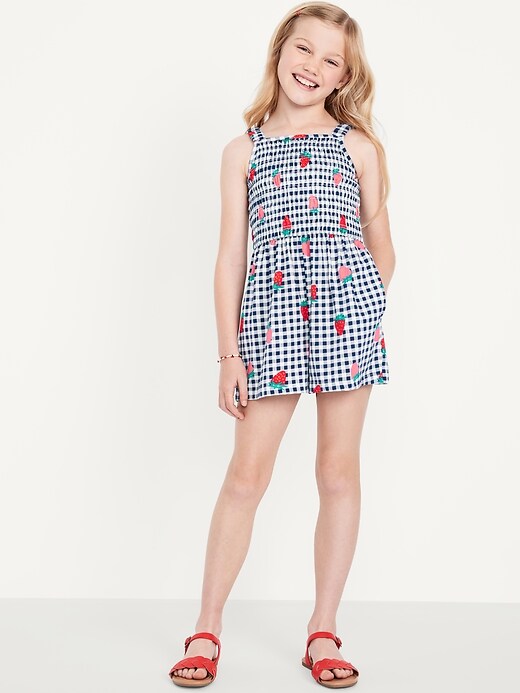 MACACÃO ROMPER OLD NAVY - MORANGUINHOS - MENINA