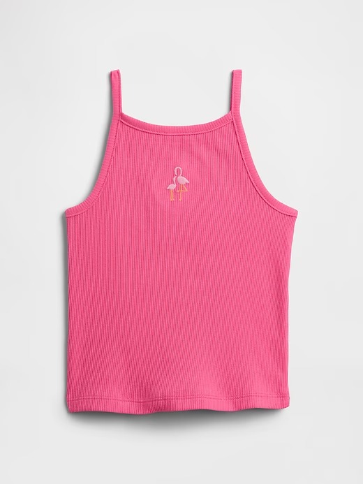 CAMISETA REGATA GAP - FLAMINGOS - MENINA