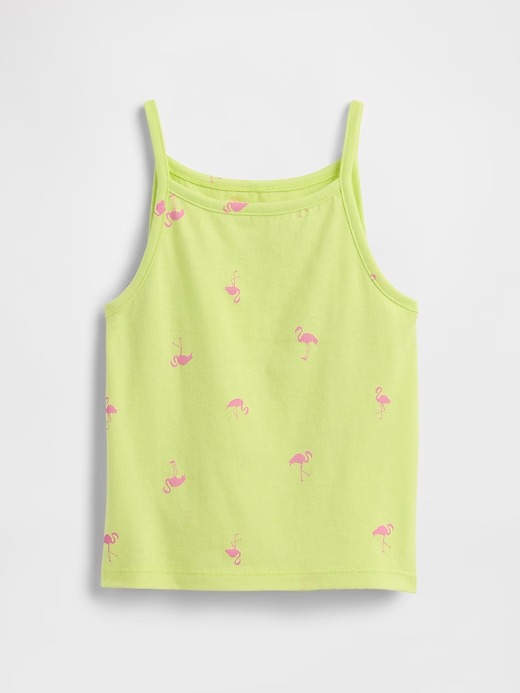 CAMISETA REGATA GAP - FLAMINGOS NEON - MENINA