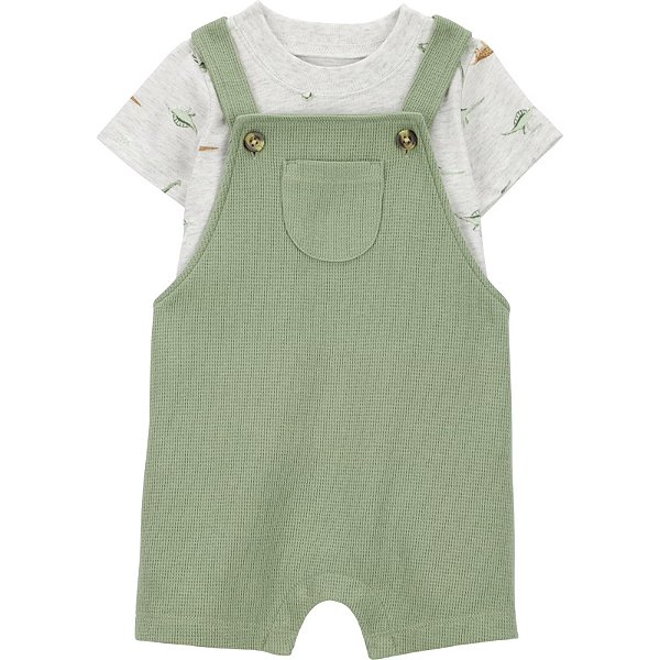 JARDINEIRA CHILD OF MINE by CARTER'S - DINOS VERDE - MENINO