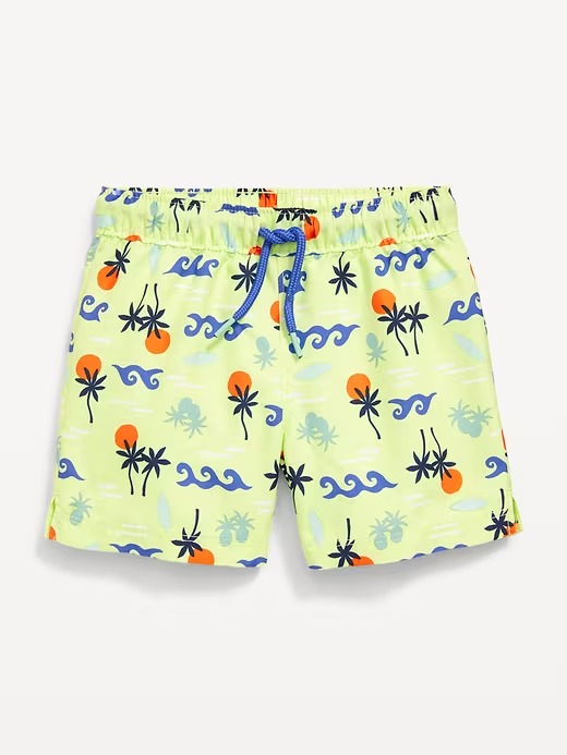 MODA PRAIA BERMUDA OLD NAVY - PRAIA AMARELA - PROTEÇÃO UV50+ - MENINO