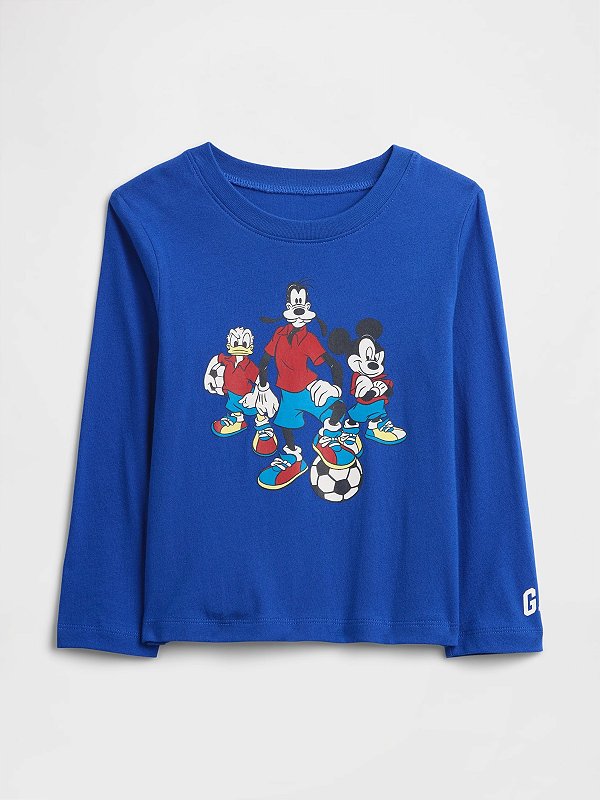 CAMISETA MANGA LONGA GAP DISNEY - MICKEY FRIENDS - MENINO