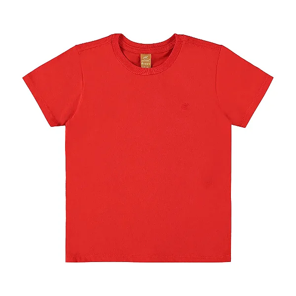 CAMISETA MANGA CURTA UP BABY - VERMELHA - MENINO