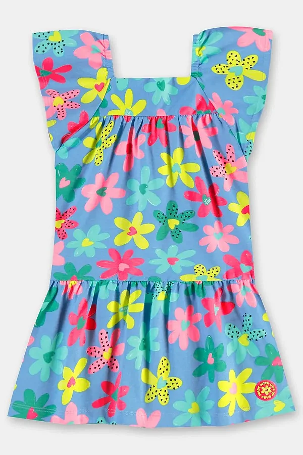 VESTIDO UP BABY KIDS - FLORZINHAS - MENINA