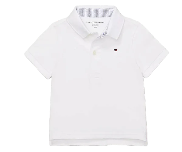 CAMISETA MANGA CURTA POLO TOMMY HILFIGER - BRANCA - MENINO