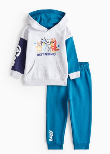 CONJUNTO 2 PEÇAS MOLETOM TU KIDS - BEST FRIENDS DA BLUEY - MENINO