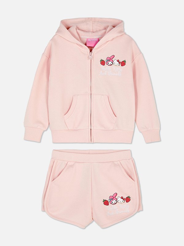CONJUNTO 2 PEÇAS MOLETOM PRIMARK KIDS - HELLO KITTY - MENINA