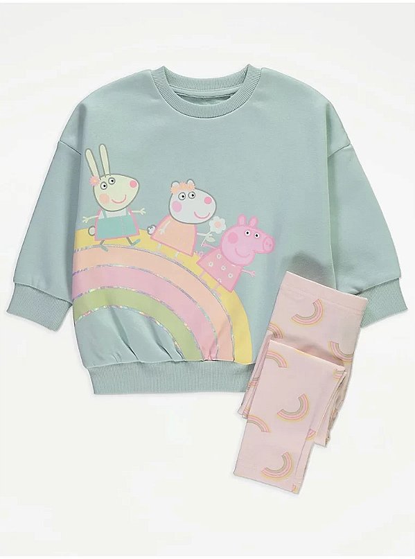CONJUNTO 2 PEÇAS GEORGE BABY - PEPPA PIG - MENINA