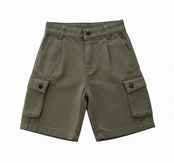 BERMUDA TU - VERDE MILITAR - MENINO