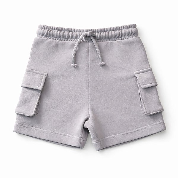BERMUDA MOLETOM GEORGE - CINZA - MENINO