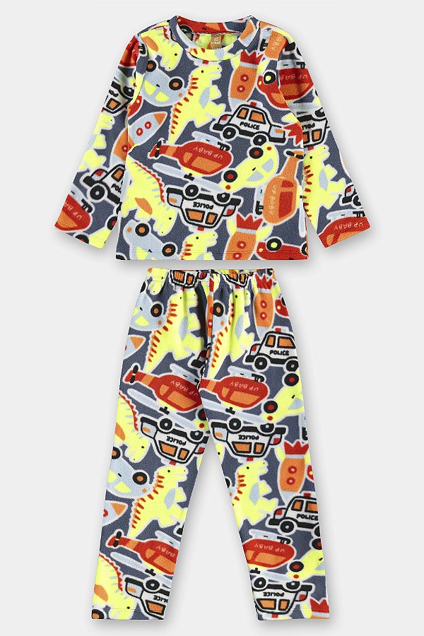 PIJAMA 2 PEÇAS FLEECE UP BABY - DIVERSOS - MENINO