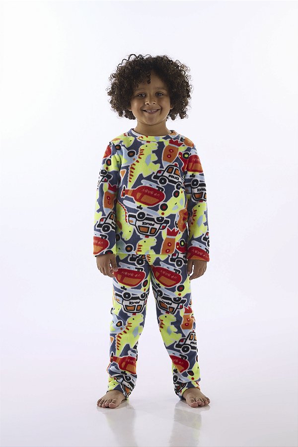 PIJAMA 2 PEÇAS FLEECE UP BABY - DIVERSOS - MENINO