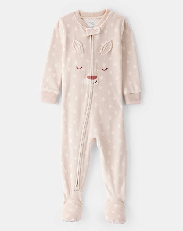 MACACÃO PLUSH COM PÉ CARTER'S - BICHINHO - MENINA