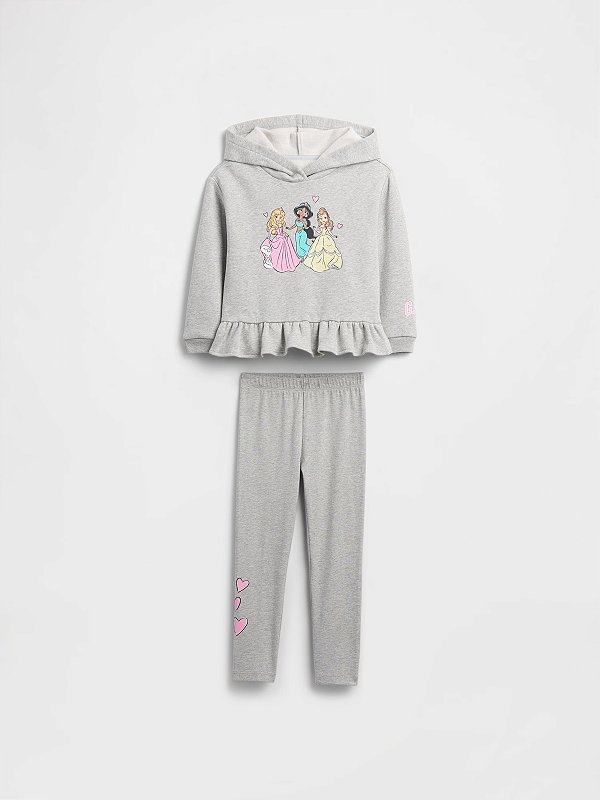 CONJUNTO FLANELADO 2 PEÇAS GAP - PRINCESAS DISNEY - MENINA