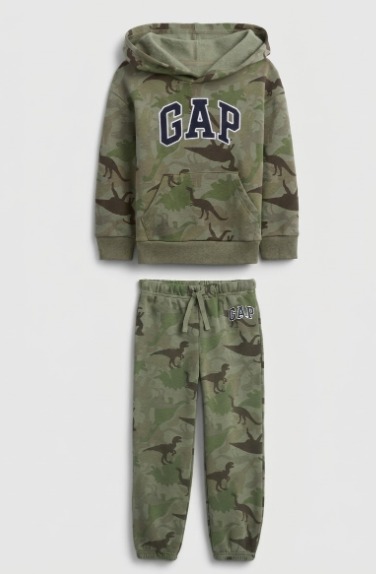 CONJUNTO FLANELADO 2 PEÇAS GAP - DINOSSAUROS - MENINO