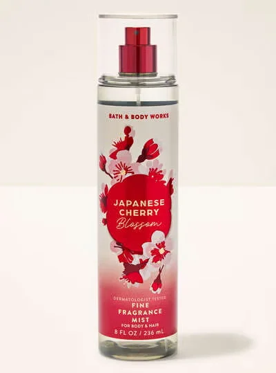 BODY SPLASH CORPO E CABELO BATH & BODY WORKS - JAPANESE CHERRY BLOSSOM - 236mL
