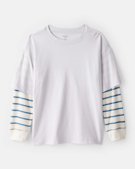 CAMISETA MANGA LONGA OSHKOSH - BASIC - MENINO