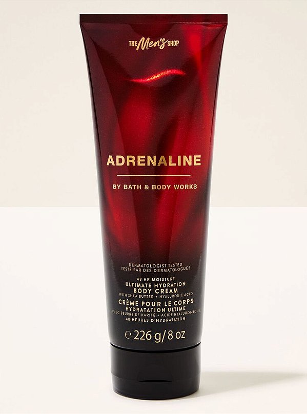 CREME ULTRA HIDRATANTE BATH & BODY WORKS - ADRENALINE - 226g
