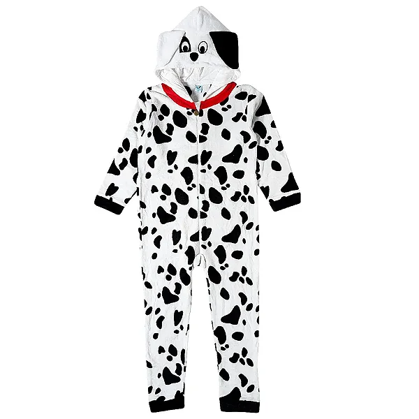 MACACÃO SEM PÉ PELUDINHO TIP TOP KIDS - CACHORRINHO - UNISSEX