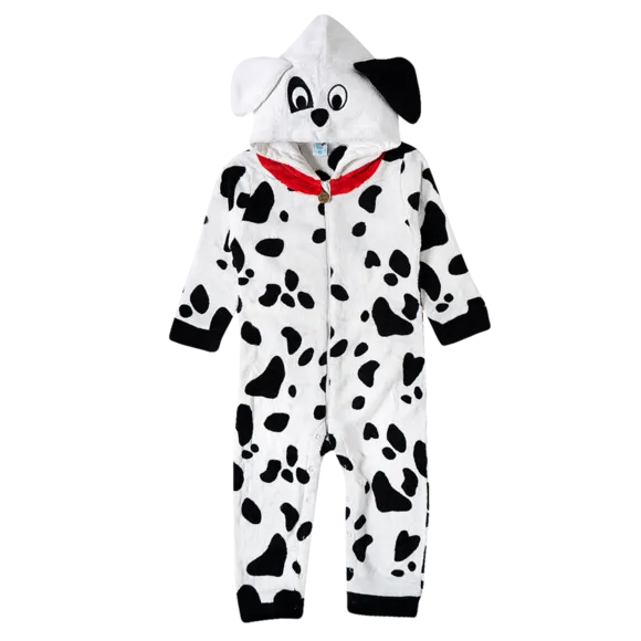 MACACÃO SEM PÉ PELUDINHO TIP TOP TODDLER - CACHORRINHO - UNISSEX