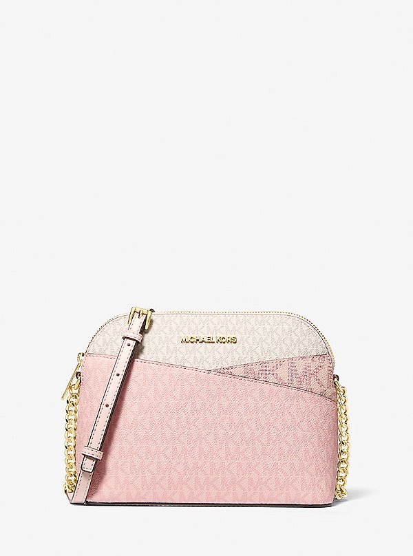 BOLSA TRANSVERSAL JET SET MICHAEL KORS - LOGO ROSE