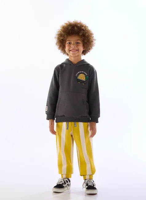 CONJUNTO 2 PEÇAS KIDS TRÊS E JÁ - JACARÉ - MENINO