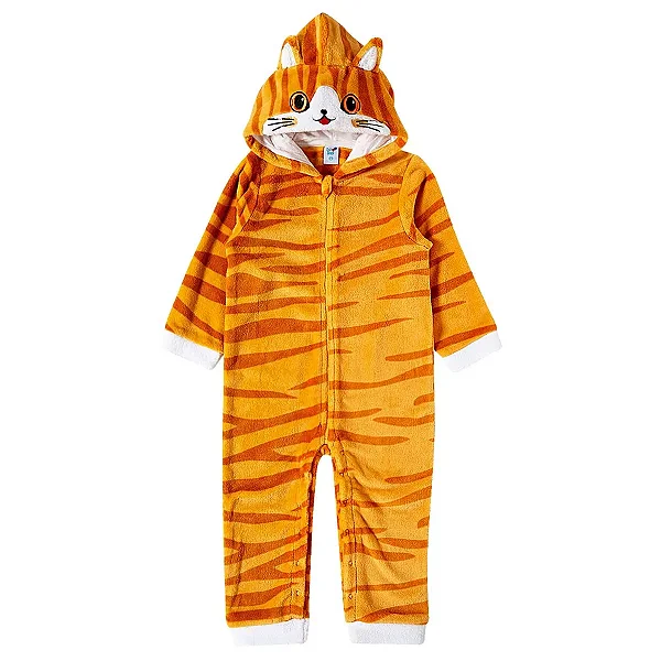 MACACÃO SEM PÉ PELUDINHO TIP TOP - GATINHO - UNISSEX
