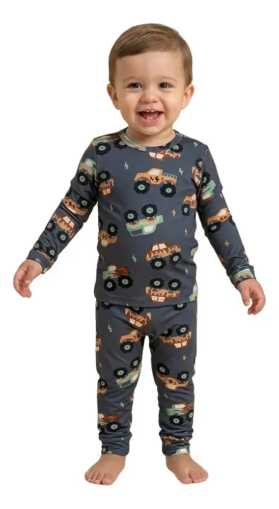 CONJUNTO TÉRMICO 2 PEÇAS COMFORT FOFOTINHOS - CARROS - MENINO