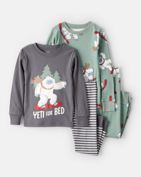 PIJAMA 4 PEÇAS CARTER'S - YETI - MENINO