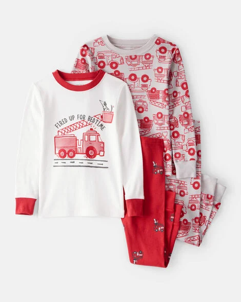 PIJAMA 4 PEÇAS CARTER'S -BOMBEIRO - MENINO
