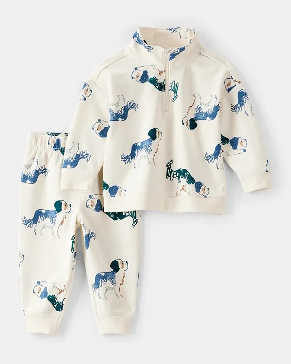 CONJUNTO 2 PEÇAS CARTER'S - CACHORROS - MENINO