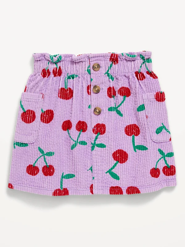 SAIA VELUDO OLD NAVY - CEREJA - MENINA