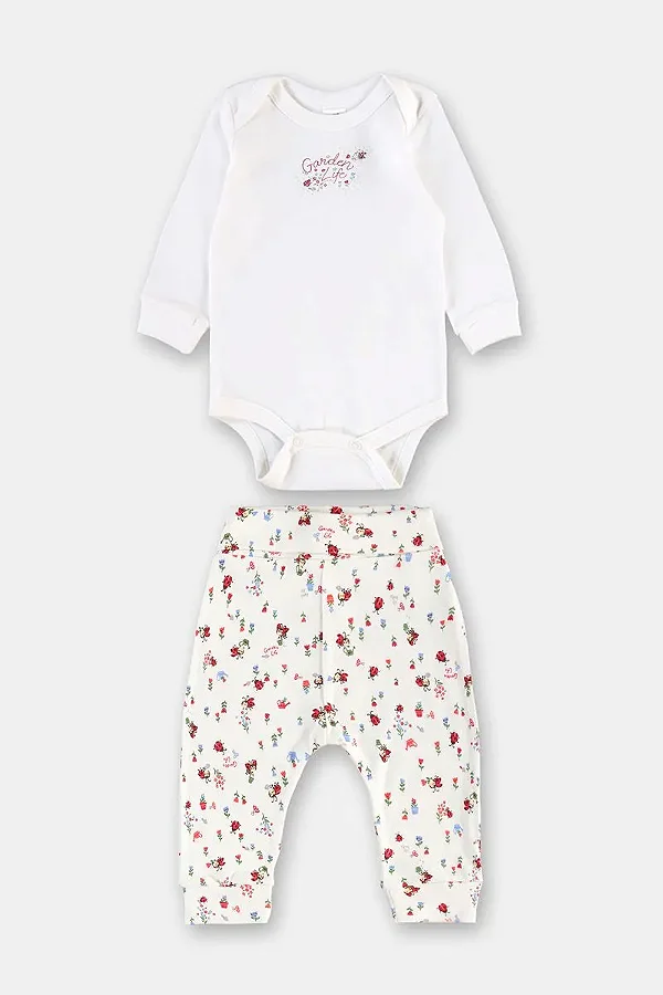 CONJUNTO 2 PEÇAS UP BABY - JOANINHA - MENINA