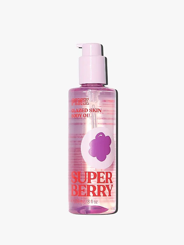 ÓLEO CORPORAL PINK GLAZED SKIN - SUPER BERRY - 236ml